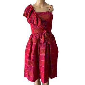 Vintage A.J. Bari Size XS/S Iridescent Mini Formal Dress